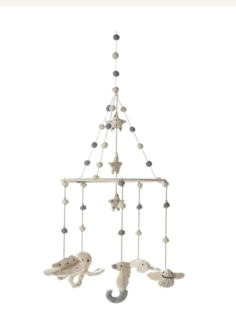 Pehr Life Aquatic Classic Ceiling Mobile - Felted Ocean Animals